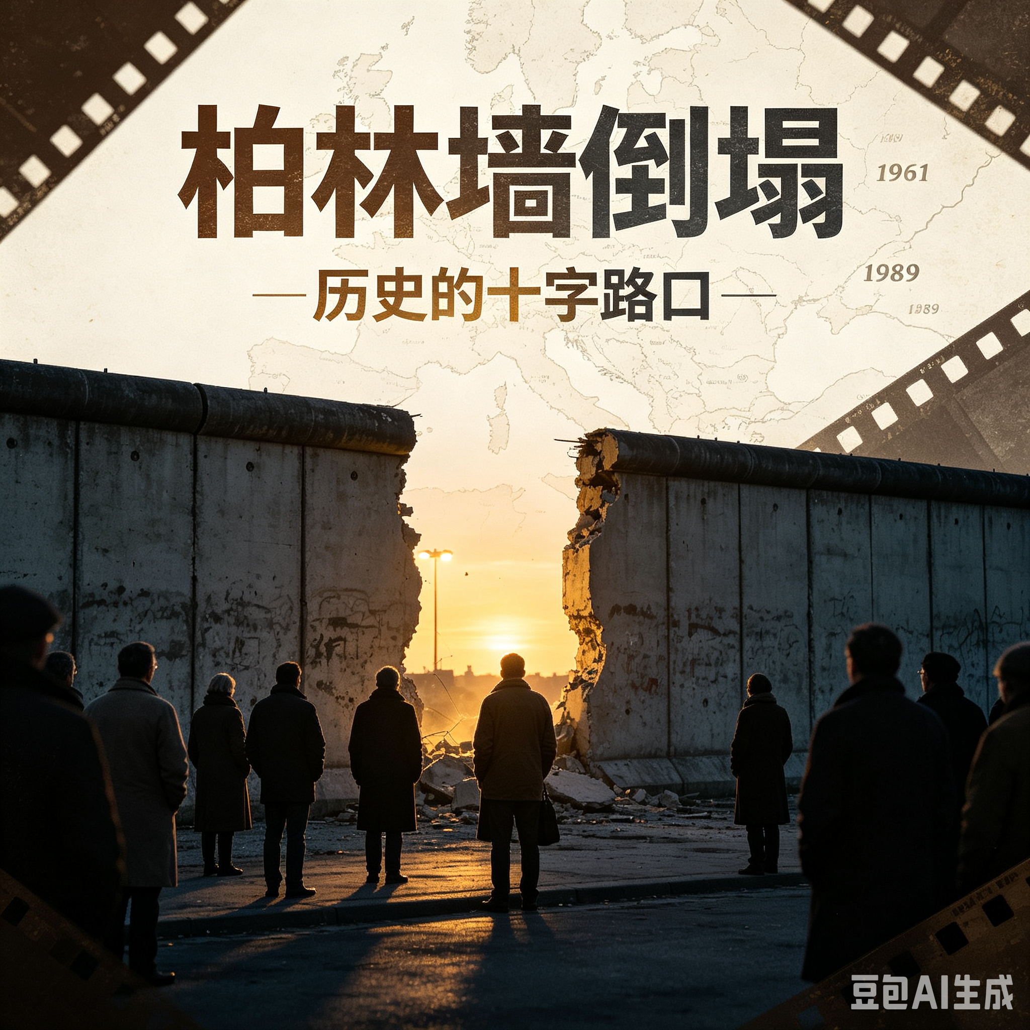 历史的十字路口：柏林墙倒塌