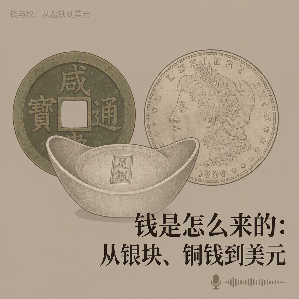 钱是怎么来的：从银块、铜钱到美元