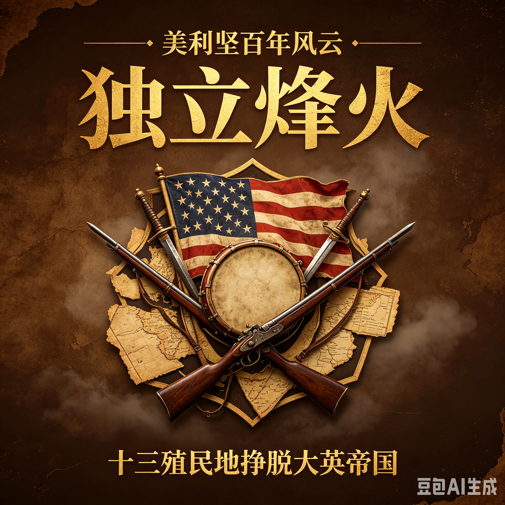 美利坚百年风云：独立烽火